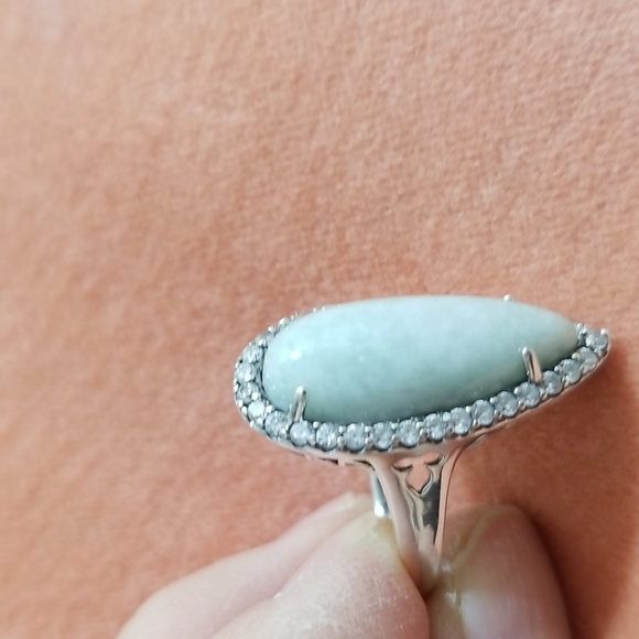 RING. Jade of Yesteryear Sz 8 - Picture 7 of 7